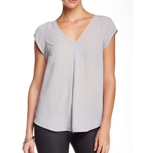 Daniel Rainn Tops - ❌DONATED❌ DANIEL RAINN (NORDSTROM) Slate Gray Sleeveless High-Low Blouse